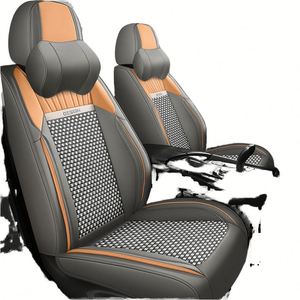 Housse de siège de voiture en cuir Nappa tendance Marcan, ensemble complet universel, décoration extérieure de voiture tout compris, toutes saisons 1 - Product Image 1