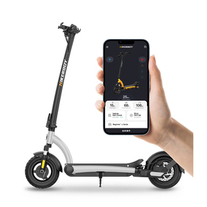 Trottinette électrique pliable contrôlée par application intelligente Hikerboy <span class=keywords><strong>Foxtrot</strong></span> Plus, double amortissement, éclairage sécurisé pour les trajets quotidiens en ville - Product Image 2