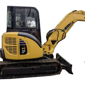 Heavy Duty Used Komatsu PC35MR Excavator Cummins Engine Reinforced Boom Bucket 1.7m Capacity 29 Ton Operating Weight Good Wear - Product Image 1