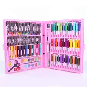 Stationery art kids gift set 168 68 86piezas color kids painting kit 150 pcs kids drawing art set with Sketch Pencil