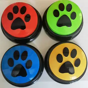 Быстрая доставка, записываемая собака, говорящие кнопки, интерактивные игрушки для домашних животных, звуковой зуммер, обучающая игрушка для домашних животных