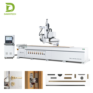 Máquina CNC para trabajar la madera, taladrar y fresar MX-814 con ATC multieje de doble eje X/Y para puertas y gabinetes - Product Image 2