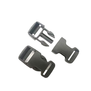 Black Luxury Vintage Plastic Release Buckle 20mm/25mm/32mm/38mm Quick Spring Adjustable Side <b>Strap</b> Buckles for <b>Backpack</b> Safety - Product Image 1