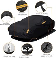 Housse de voiture universelle multifonctionnelle en tissu Oxford - Protection contre la pluie, la neige et les UV à 90% - Garantie de 3 ans