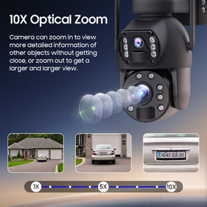 6MP Ubox Security Doppel kamera CMOS Solar panel PTZ 4G Europäische Version Sim-Karte Außen-CCTV-Erkennung menschlicher Bewegungen in beide Richtungen - Product Image 3