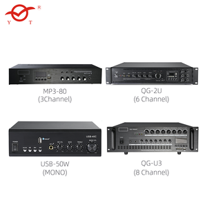 Kit d'amplificateur de puissance YATAO 6 canaux, alimentation, système audio, amplificateur de puissance, amplificateur PA avant 350w utilisé - Product Image 6