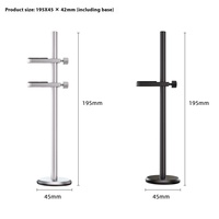 Support de GPU de bureau compatible 4060 7900 en alliage d'aluminium avec base magnétique verticale en stock