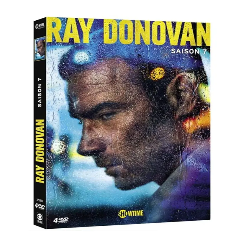 Beli New Ray Donovan Season 7 4DISC DVD set kotak Film Film Disk duplikasi cetak TV SHOW China gratis pengiriman