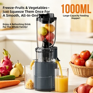 Extractor <span class=keywords><strong>de</strong></span> Jugos Vertical <span class=keywords><strong>de</strong></span> 150W con Tolva Ancha, <span class=keywords><strong>de</strong></span> PC <span class=keywords><strong>de</strong></span> Grado Alimenticio, para Separación <span class=keywords><strong>de</strong></span> Jugos en la Cocina del Hogar - Product Image 4
