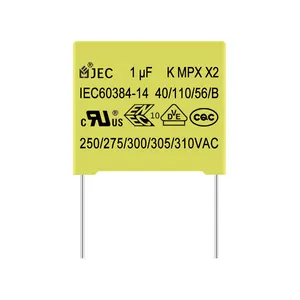 105 Capacitor EMI Suppression Mpx Film Plastic Case Capacitor X2 Capacitor 275v 105 Resin Sealing Capacitor 0.82uf