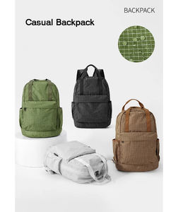 กระเป๋าเป้สะพายหลังแบบใหม่ เรียบง่าย น้ำหนักเบา จุของได้เยอะ เหมาะสำหรับออกกำลังกาย เดินทางท่องเ<span class=keywords><strong>ที่</strong></span>ยว สไตล์ลำลอง แฟชั่น<span class=keywords><strong>เกาหลี</strong></span> กันน้ำ ใช้ได้ทั้งนักเรียน นักศึกษา - Product Image 5