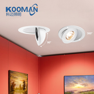 North <span class=keywords><strong>Amarica</strong></span> 4 pulgadas 5CCT cardán Led luces empotradas 360 ° + 90 ° ajustable direccional Retrofit Eyeball Can luces con Jbox - Product Image 5