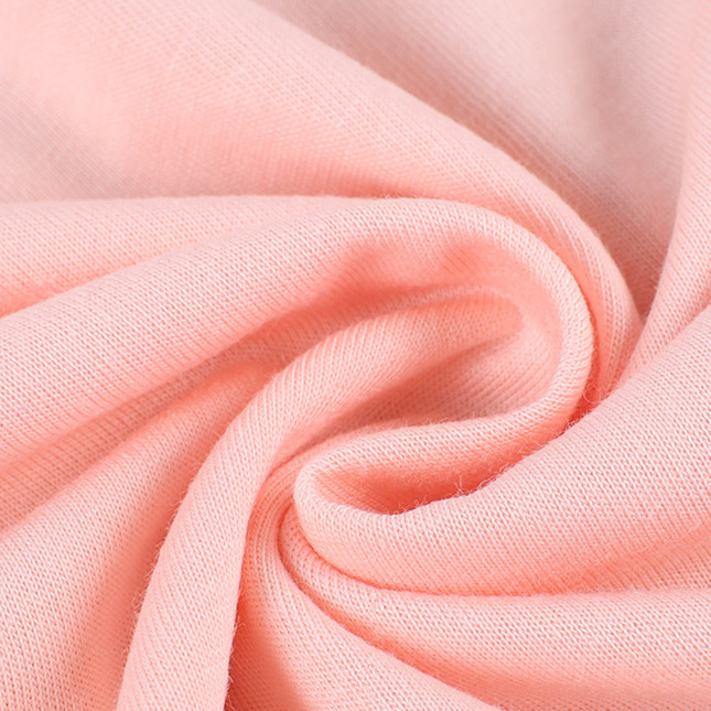 AQTQ Natural Material Bamboo Fiber Cotton Single Jersey Fabric for Polo Shirts