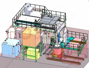 NdFeB complete production line NdFeB vacuum induction melting furnace/strip casting furnace