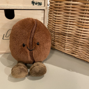 Direto da fábrica personalizado macio confortável simulado Coffee Bean <span class=keywords><strong>Plush</strong></span> <span class=keywords><strong>Toy</strong></span> para Stress Relief e Bedtime Companion - Product Image 5