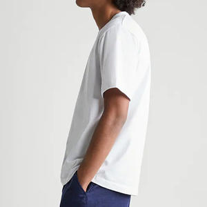 Camiseta de Cuello Redondo Gruesa de Alta Calidad al por Mayor, Camiseta Cuadrada de Diseñador para Hombre, Hombros Caídos, 100% Algodón, Camisetas Extra Grandes Lisas - Product Image 2