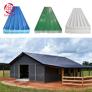 Afrique du Sud <span class=keywords><strong>3m</strong></span> 4m 6m Feuilles de toiture en plastique ondulé coloré Feuilles de toiture en plastique incurvées Bardeaux de toiture en plastique - Product Image 3