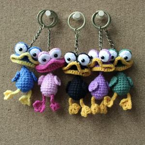 Ciondolo in cotone all'uncinetto a forma di anatra, piccolo e carino, decorazione per la <span class=keywords><strong>casa</strong></span> <span class=keywords><strong>con</strong></span> collo oscillante - Product Image 4