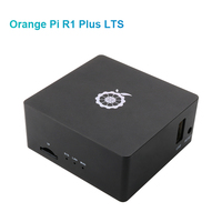 Orange Pi R1 Plus LTS RK3328 1 Go Double Gigabit Ethernet Gateways OpenWrt LEDE Carte de développement Boîtier métallique Routage souple