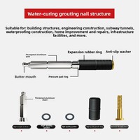 Accessoires pour machine à injecter le ciment haute pression, étanches et anti-fuites, comprenant buse à ciment-graisse, tuyau et tête de pistolet, garantie 3 ans
