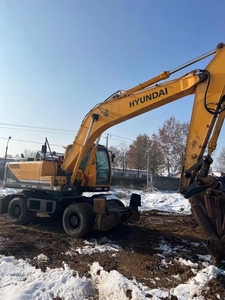 Excavadora HYUNDAI 210W-9 de 21 toneladas, 90% nueva, original, con EPA y CE, usada en agricultura, excavadora HYUNDAI de 21 toneladas - Product Image 5