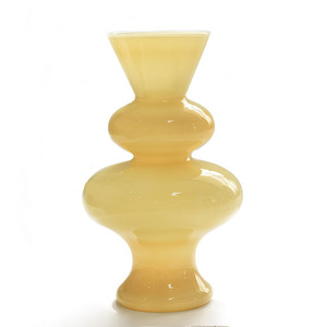 Vase en verre <span class=keywords><strong>bleu</strong></span> fait à la main décoration de salon arrangement floral fait à la main décoration de l'espace nordique - Product Image 2