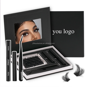 2024 Sản Phẩm Mới Fan Cụm Lông Mi Tự Làm Lash Mở Rộng Kit Nhãn Hiệu Riêng Vegan Cá Nhân Cụm Lông Mi Tự Làm Phân Khúc Lash Kit - Product Image 1