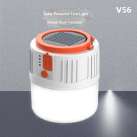 Lanterne solaire LED personnalisée pour le camping, avec télécommande, activée par le son, lampe de tente, lampe de marché nocturne en plein air