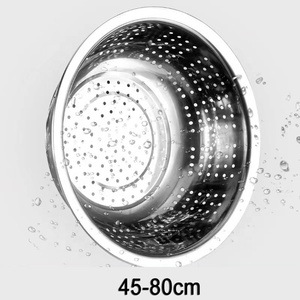 Colino per colino <span class=keywords><strong>grande</strong></span> in acciaio inossidabile durevole all'ingrosso ciotola di miscelazione di varie dimensioni cesto di frutta vegetale - Product Image 2