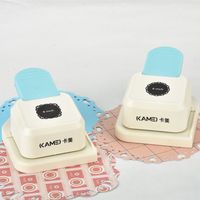 Perforatrice de papier de haute qualité, toutes formes (cercle, carré), pour loisirs créatifs d'enfants, en métal et ABS, taille de trou 1,5 pouces, personnalisable, colorée, YUNMEI YM-8710