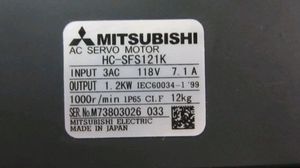 Motor de CA para PLC HC-SFS121 HC-SFS121 HC-SFS121B HC-SFS1024B, HC-SFS1024 - Product Image 5