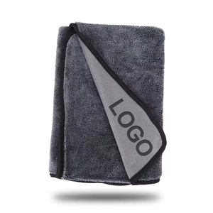 Serviettes en microfibre en vrac, serviette de <span class=keywords><strong>voiture</strong></span> en microfibre 40x40, séchage rapide, serviette magique pour le nettoyage et le séchage des voitures, mélange 70/30 - Product Image 4