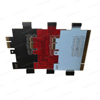 Carte d'analyse et de débogage universelle PC PCI PCI-E MINIPCI-E LPC TL460S PLUS pour carte mère PC portable (rouge noir blanc)