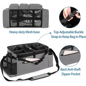 Bolsa de Limpieza Grande y Resistente con 4 Divisores Plegables, Bolsa para Artículos de Limpieza, Muestra Gratis - Product Image 5