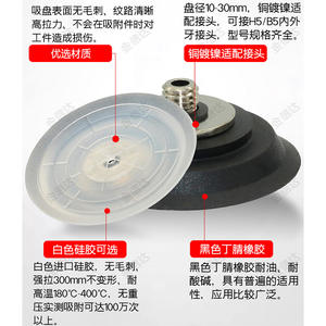 Ventosas Industriales de Vacío Yiheda J-WEB11 J-WEB12 J-WEY31 J-WEY31 Boquilla de Succión Nueva y Usada para Agricultura - Product Image 3
