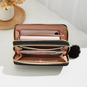 Portafogli Clutch da Donna Lunghi con Doppia Cerniera, <span class=keywords><strong>Porta</strong></span> Carte e <span class=keywords><strong>Porta</strong></span> <span class=keywords><strong>Cellulare</strong></span>, Borsette Clutch per Signore - Product Image 4