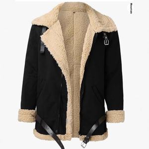 Colección de <span class=keywords><strong>invierno</strong></span> <span class=keywords><strong>Chaqueta</strong></span> de piel de oveja gruesa todo en uno para hombre Exportación larga al por mayor para <span class=keywords><strong>Amazon</strong></span> Independent Station - Product Image 3