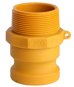 Accesorios de ranura Camlock conector de acoplador de acoplamiento rápido de manguera de aluminio PP nylon acero inoxidable tipo A <span class=keywords><strong>B</strong></span> C D E F DC DP - Product Image 5