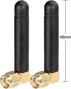 <span class=keywords><strong>Mini</strong></span> Antena <span class=keywords><strong>MIMO</strong></span> de Doble Banda 2.4GHz 5GHz 5.8GHz RP-SMA Macho de Ángulo Recto para FPV/USB/PCIe/WiFi - Product Image 2