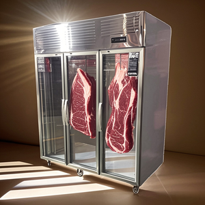 1.8m butcher tủ lạnh cho thịt lợn & thịt bò lão hóa treo hiển thị toàn bộ máy làm lạnh thịt cho khách sạn bán lẻ cửa hàng thực phẩm - Product Image 5