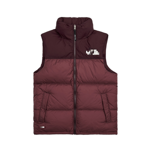 Veste matelassée noire de haute qualité personnalisée <span class=keywords><strong>North</strong></span>, gilets en duvet de marque pour hommes en hiver - Product Image 6