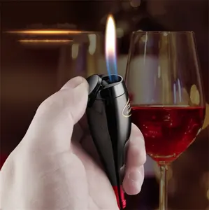 Botol anggur merah Mini kreatif grosir pemantik api kreatif pemantik api gas pengapian