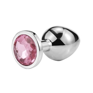 Metallo anale anale <span class=keywords><strong>Plug</strong></span> Unisex sofisticati giocattoli Sexy anale in acciaio inox gioielli di cristallo coda di volpe Anal <span class=keywords><strong>Plug</strong></span> per adulti coppie - Product Image 1