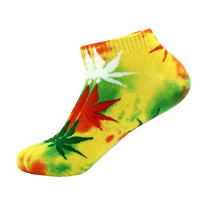 Chaussettes courtes en gros de haute qualité à motif feuille d'érable, épaisses, à séchage <span class=keywords><strong>rapide</strong></span>, florales d'automne, colorées, pour skateboard, hip-hop, couple - Product Image 3