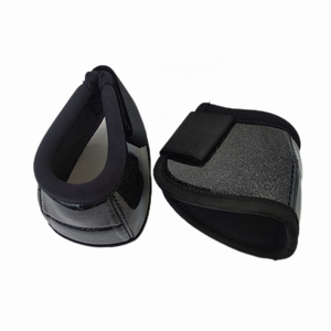 <span class=keywords><strong>Stivali</strong></span> per Cavalli UOO OEM Personalizzati in EVA Nera, Attrezzatura Equestre in Pelle Lucida e Neoprene - Product Image 5