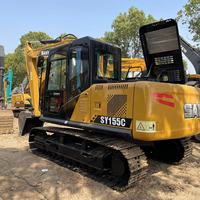 Gebrauchter Sany SY 155c Hochwertiger Mini-Bagger mit Motor, Getriebe und Pumpe zum Verkauf zu Günstigen Preisen in Gutem Zustand
