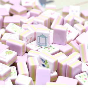 Jeu de Mahjong américain de 166 tuiles, Mahjong occidental avec tuiles Joker, dés, jetons et indicateur de vent, ensemble complet pour 4 joueurs - Product Image 3