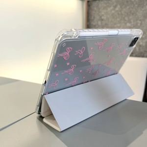 เคสแท็บเล็ตแฟชั่นอะคริลิคหนัง PU ลายการ์ตูนโบว์ 2-in-1 เหมาะสำหรับ iPad Air8 2026 (11 นิ้ว) M4 - Product Image 4