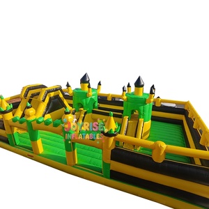 Parque infantil al aire libre Juegos Inflables Gigantes Castillo inflable y carrera de obstáculos - Product Image 4