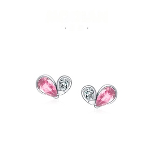 China Wholesale Fashion S925 Sterling Silver Multi-Color Teardrop <b>Ring</b> and Earring Jewelry Sets for Girl Gift - Product Image 5